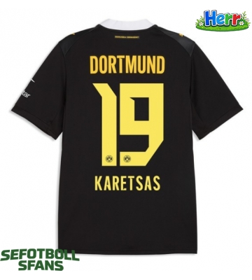 Borussia Dortmund Konstantinos Karetsas #19 Bortatröja 2026-27 Kortärmad